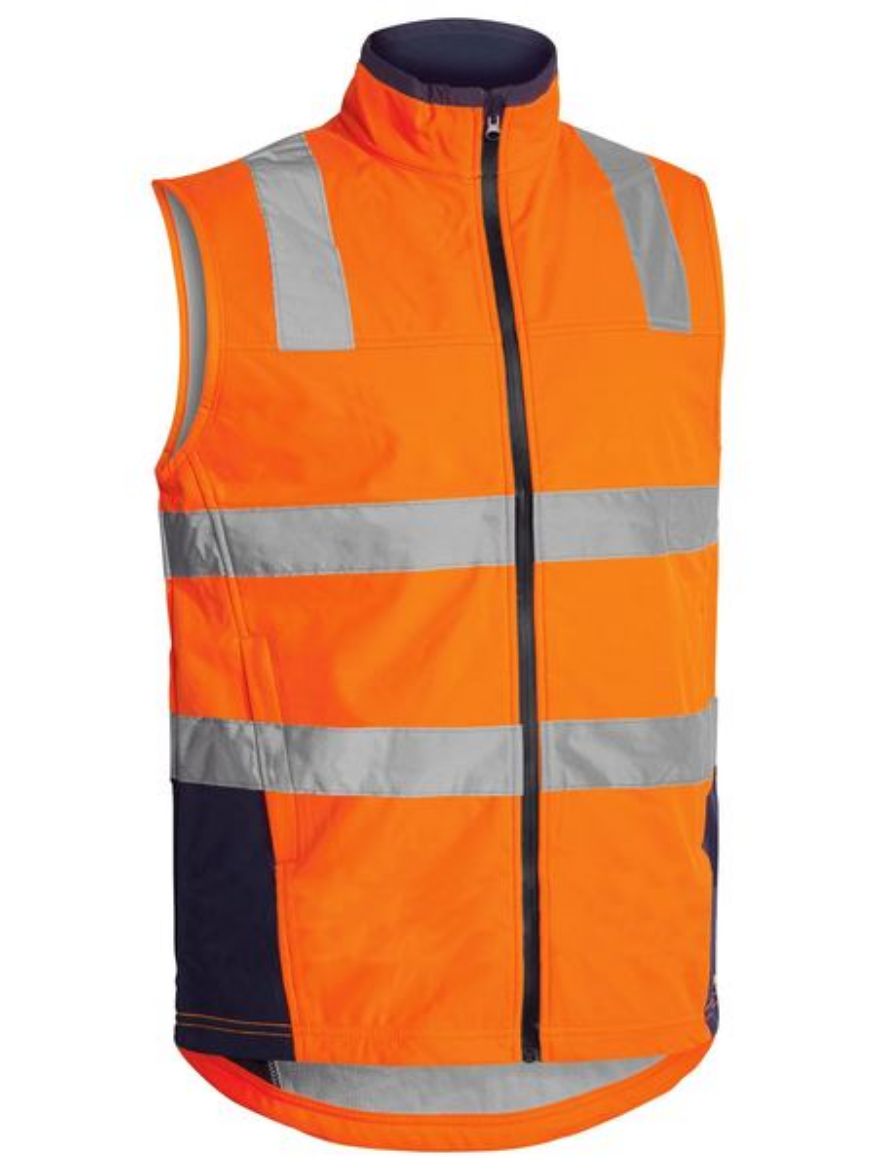Picture of Bisley Taped Hi Vis Soft Shell Vest